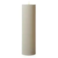 MARELIDA XXL LED Kerze für Innen/Außen Timer/Sensor H: 37,5cm D: 10cm in weiß | Gr.: onesize
