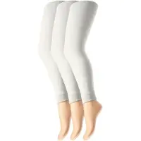 s.Oliver S. Oliver Leggings 3er Pack originals 40 Denier in offwhite | Gr.: 104/116