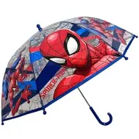 Spiderman Kinder-Regenschirm transparent für Jungen ab 3 Jahren in Mehrfarbig | Gr.: onesize
