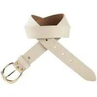 Laura scott Ledergürtel in cream | Gr.: 125