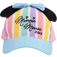 Minnie mouse Disney Kappe mit Ohren & Schleife Cap Basecap in blau/rosa | Gr.: onesize
