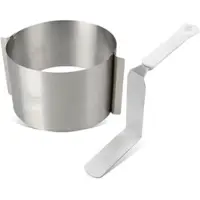 Dr. Oetker verstellbarer Tortenring und Winkelpalette, 16-30 cm | Gr.: onesize