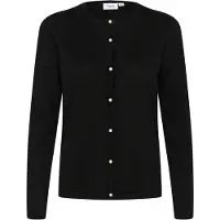 Saint tropez Strickjacke Gerade Passform black