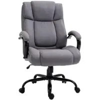 Vinsetto Bürostuhl-80L x 72,5B x 110-118H cm-Hellgrau | Gr.: onesize