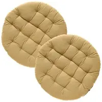 Redbest Stuhlkissen rund 2er-Pack in beige | Gr.: onesize