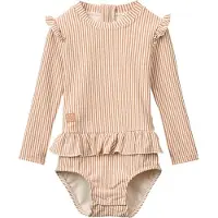 Liewood Badeanzug - Sille Baby - Y/D Stripe Pale Toskana/Creme d - - 1 Jahr (80) - Bademode