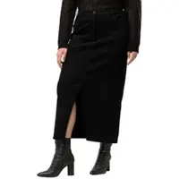 Ulla Popken Jeansrock in black | Gr.: 52 - Normalgröße
