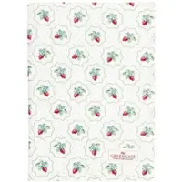 Greengate Geschirrtuch BERRY PETIT Weiß mit Erdbeeren | Gr.: onesize