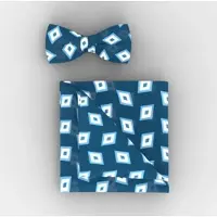 Olymp Fliege/Einstecktuch Set in Blau | Gr.: onesize