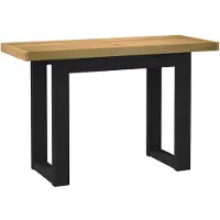 vidaXL Schreibtisch NOAIN U-Form-Beine 120x50x75 cm Massivholz Kiefer