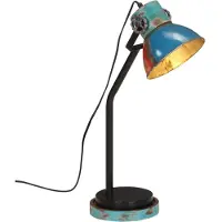 vidaXL Schreibtischlampe 25 W Mehrfarbig 18x18x60 cm E27