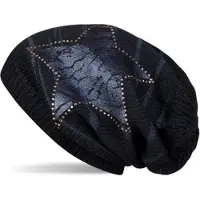 StyleBREAKER Feinstrick Beanie Mütze in Midnight-Blue / Dunkelblau | Gr.: onesize
