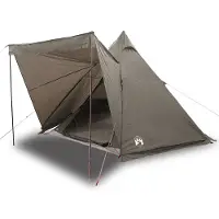 vidaXL Tipi-Familienzelt 6 Personen Braun Wasserdicht