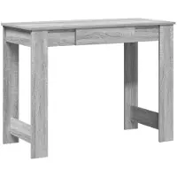 vidaXL Schreibtisch Grau Sonoma 100x45x75 cm Holzwerkstoff