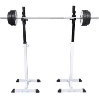 vidaXL Langhantelablage Set