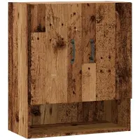 vidaXL Wandschrank Altholz-Optik 60x31x70 cm Holzwerkstoff