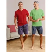 Witt Weiden Shortys in marine-apfel-bedruckt + marine-kirsche-bedruckt | Gr.: 48/50