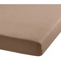 BETTWARENSHOP Jersey-Elasthan Spannbettlaken Multi-Stretch 180x200 - 200x220 cm | taupe - grau