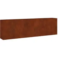 vidaXL Hochbeet 280x40x80 cm Cortenstahl