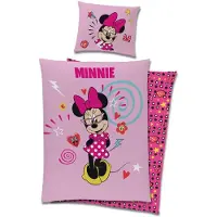Carbotex Minnie Mouse Bettbezug - Pretty Pink - 140x200 cm