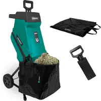 Vonroc Gartenhäcksler elektrisch 2500W - Messerhäcksler für Äste bis zu 45mm