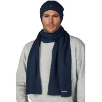 Jack & Jones Schal JACBOCHUM BEANIE AND SCARF SET in Blau | Gr.: onesize
