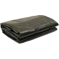 vidaXL Poolabdeckung Schwarz 300 cm PE