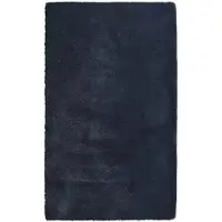 vidaXL Teppich Shaggy Hochflor NAVARRA Marineblau 60x100 cm Polyester