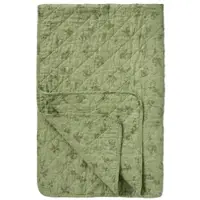 Ib Laursen Quilt Blumenranke Grün in grün | Gr.: onesize