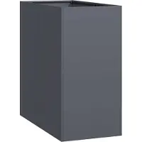 vidaXL Pflanzgefäß Anthrazit 40x80x80 cm Stahl