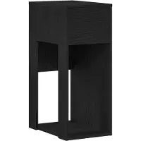 vidaXL Computerschrank mit Schublade Schwarz 30x44x74 cm