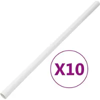 vidaXL Installationsrohre Ø30 mm 10 m PVC