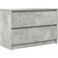 vidaXL TV-Schrank Betongrau 80x35x54 cm Holzwerkstoff
