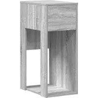 vidaXL Computerschrank mit Schublade Grau Sonoma 30x44x74 cm