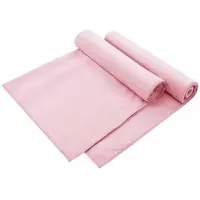 vidaXL Außenstuhl Handtücher 2 Stk. Rosa 130 x 60 cm