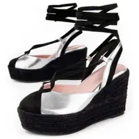 Montevita Wedge Sparto Balenci6 Silber