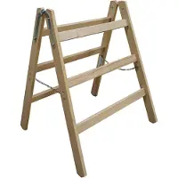 Euroline Holz Handwerkerbock extra breit 2x3 Sprossen