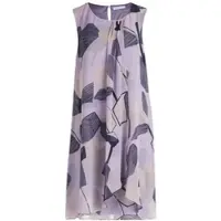 Betty & Co Chiffonkleid im Layer Look in Lilac/Nature | Gr.: 40