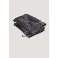 Hessnatur Waschhandschuh in anthrazit | Gr.: onesize
