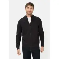 Camel active Strickjacke aus reiner Baumwolle in Asphalt | Gr.: 3XL