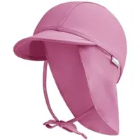 Sterntaler Bademütze mit Nackenschutz uni in rosa | Gr.: 47 cm