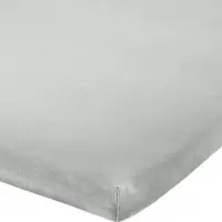 Erwin Müller Single-Jersey Bio Topper-Spannbettlaken Bayreuth in silber | Gr.: 90x190 cm - 100x200 cm
