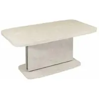 58 aufm Kessel Couchtisch höhenverstellbar ausziehbar Cora 110x53x63 Muschel-Sand
