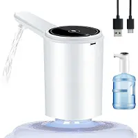 Bedee Wasserspender, Tragbare Trinkwasserpumpe für 2-5 Gallone, Elektrische Wasserpumpe Dispenser, USB wiederaufladbar, Wasserspender Pumpe