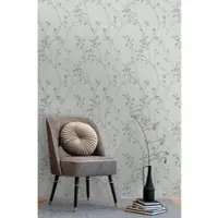 A.S. Création Vliestapete "Pure Elegance Tapete mit Blätterranken Mustertapete Floral Blattmotiv" matt strukturiert Vliestapete Blatt-Motiv für Schlafzimmer Küche Wohnzimmer Blätterranke