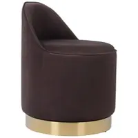 Kayoom Hocker Drehhocker Viktor 125 in braun | Gr.: onesize