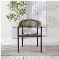 Home24 Gartenstuhl - Aluminium / Polyrattan