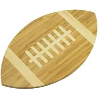 GEDA LABELS Frühstücksbrettchen Bambusbrettchen American Football in Beige - 30x17x1 | Gr.: onesize