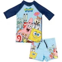 United labels Spongebob Schwammkopf Schwimmset UV-Schutz 50 Badeanzug Zweiteiler in blau | Gr.: 110/116