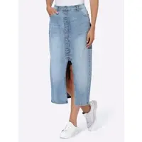 HEINE Jeans-Rock in blue-bleached | Gr.: 36